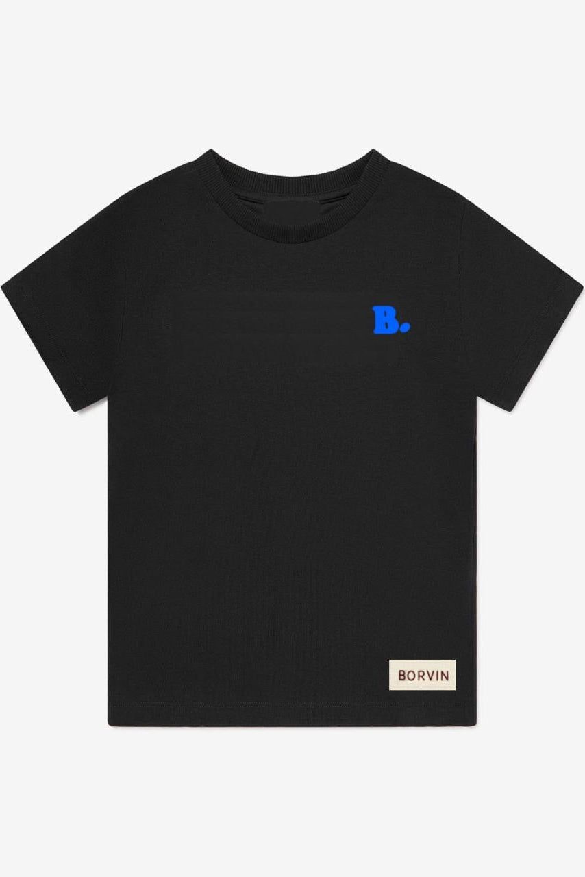 BORVIN BLACK  T-SHIRT