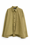 DOUBLE PANEL SHIRT-OLIVE CHECK