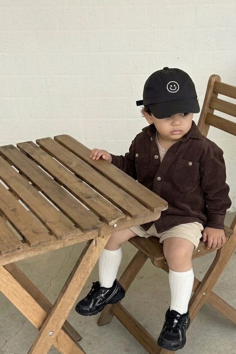 CORDUROY BROWN SHIRT