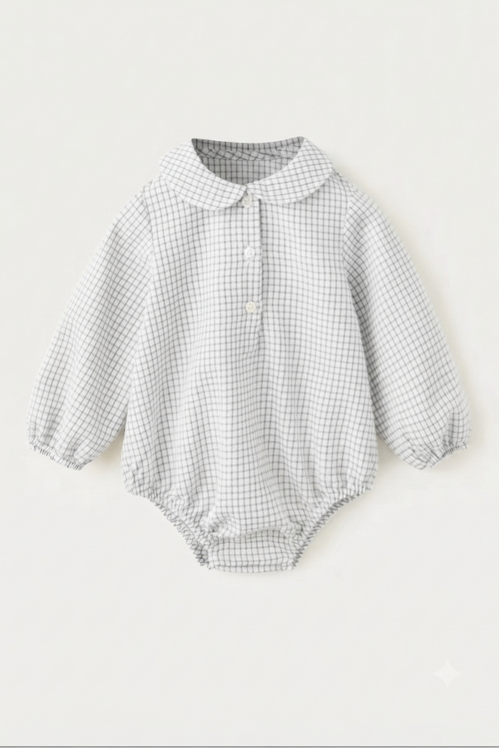 Émile Check Bubble Romper