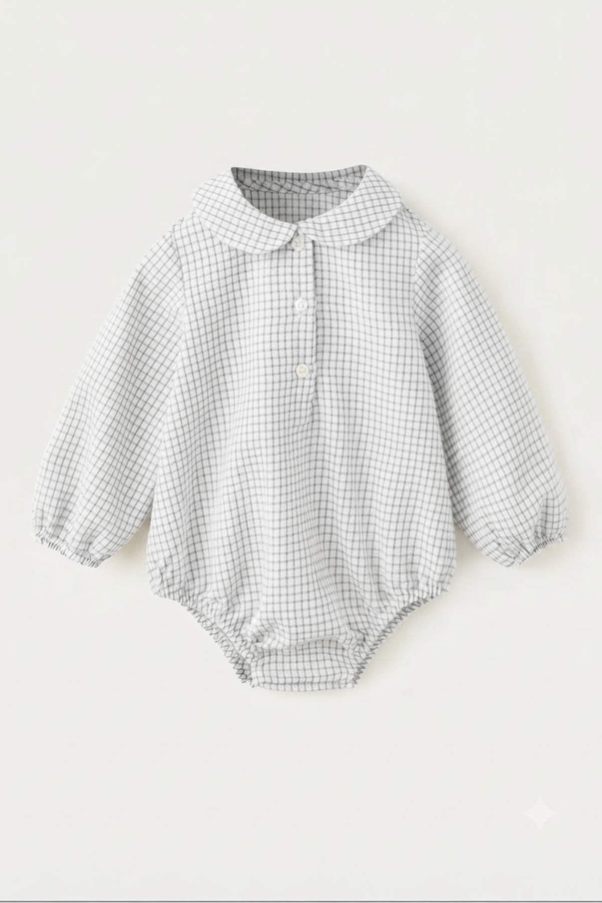 Émile Check Bubble Romper