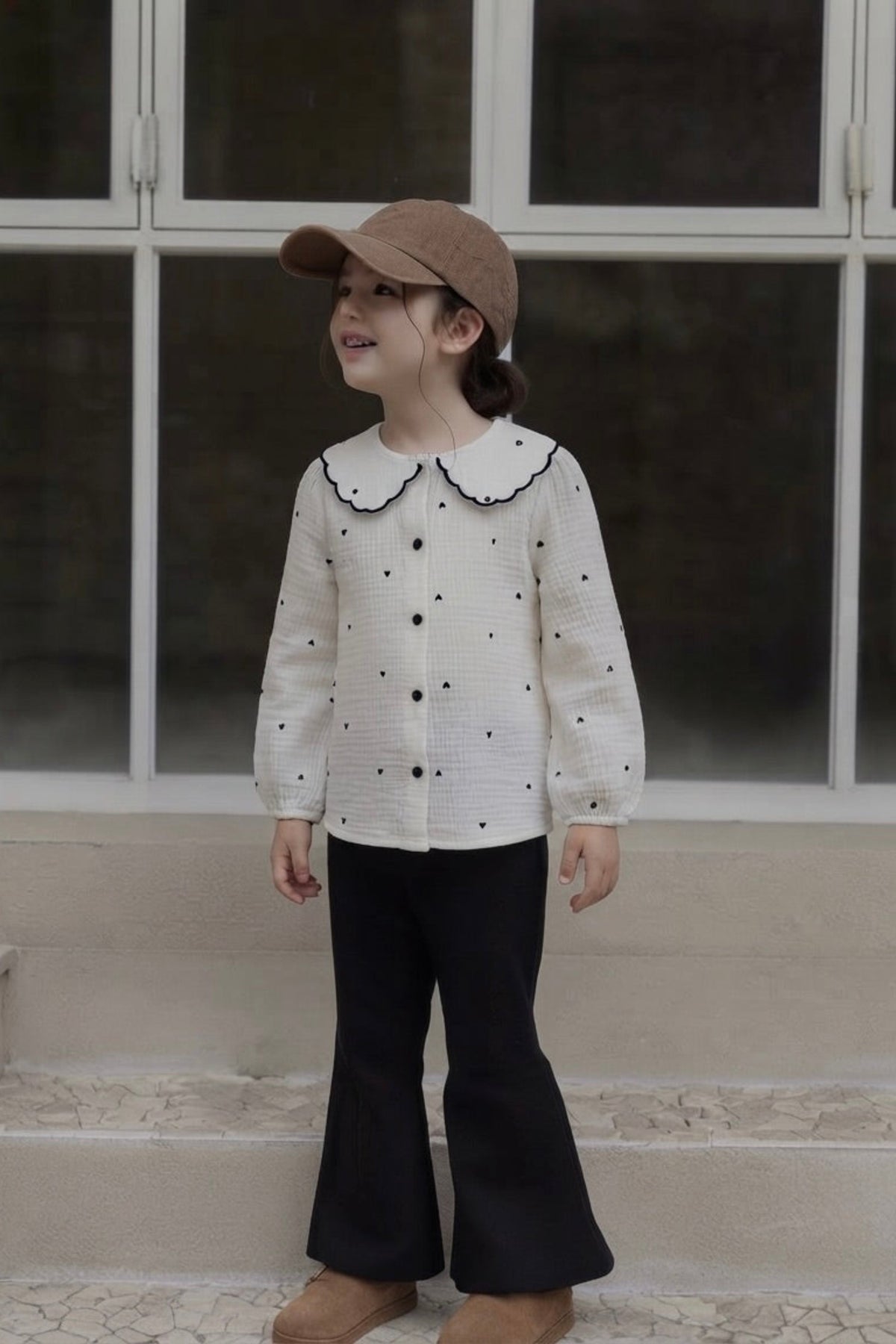 Éloise Heart Collar Top