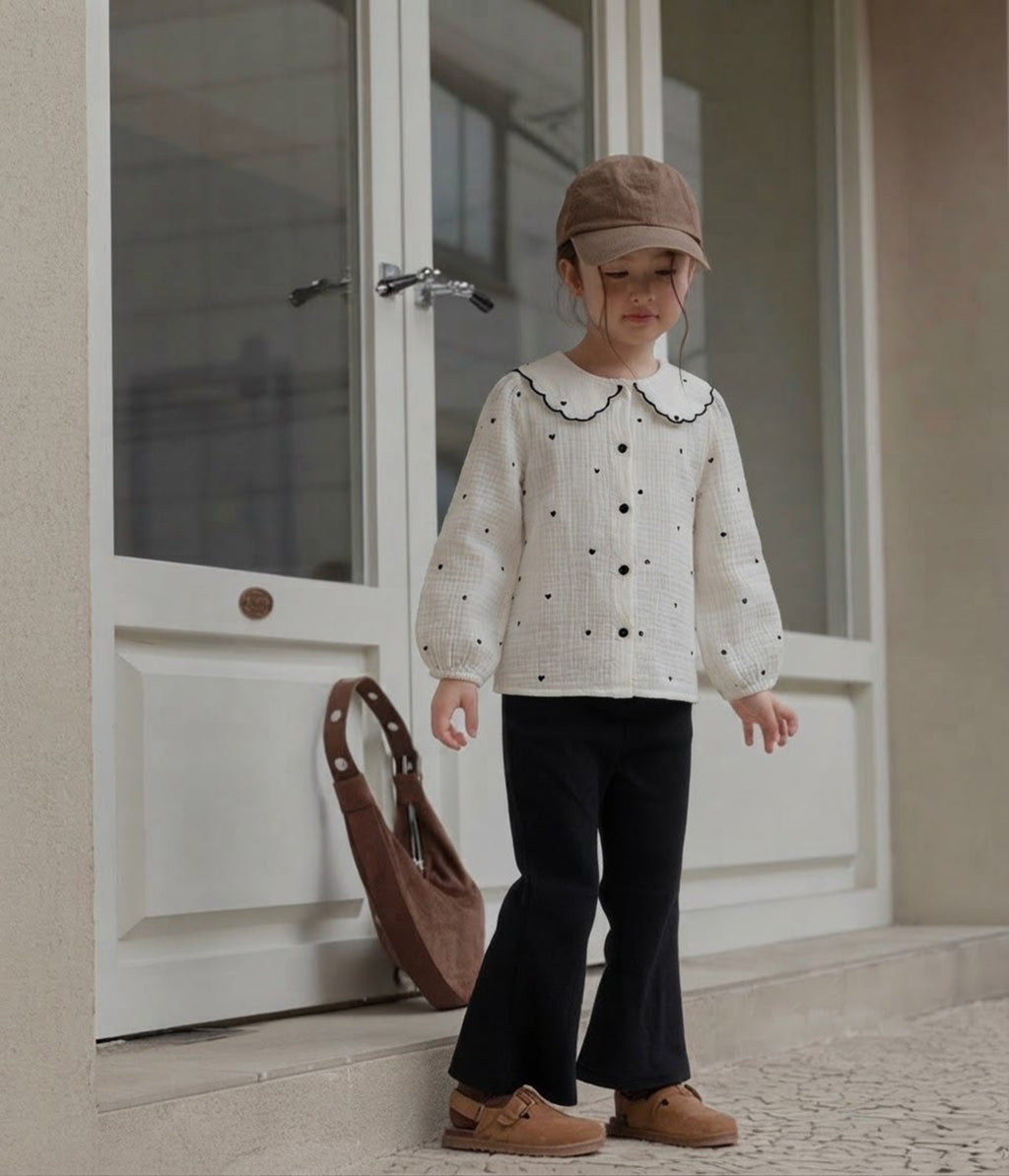 Éloise Heart Collar Top