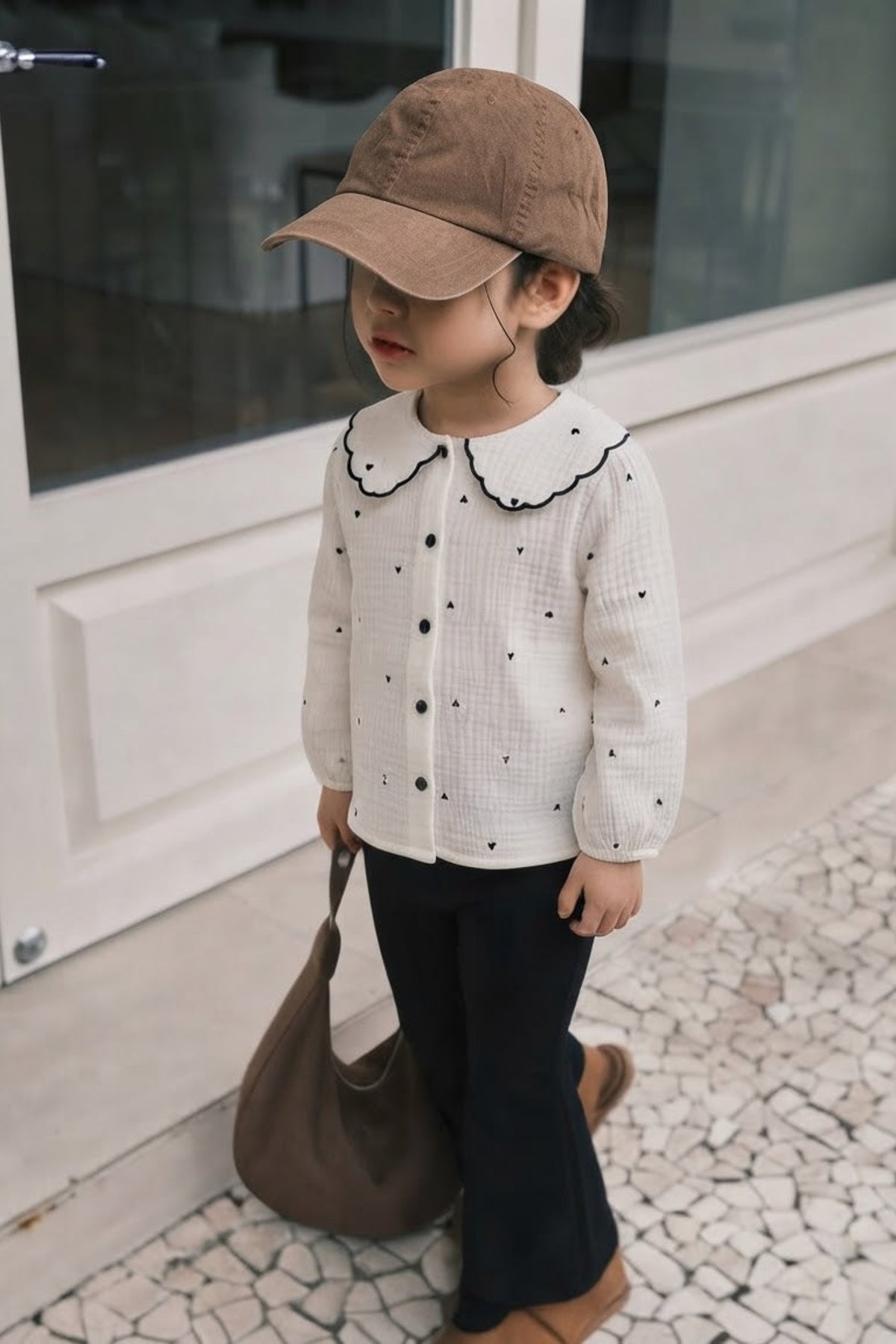 Éloise Heart Collar Top