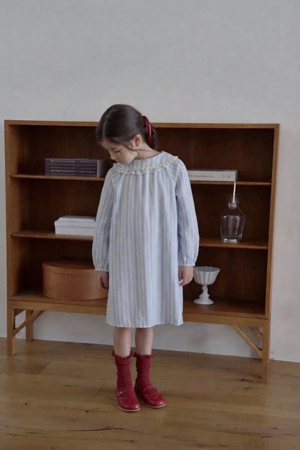 Margot Ruffle Collar Dress
