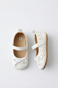 Borvin Whisper White Bow Shoes