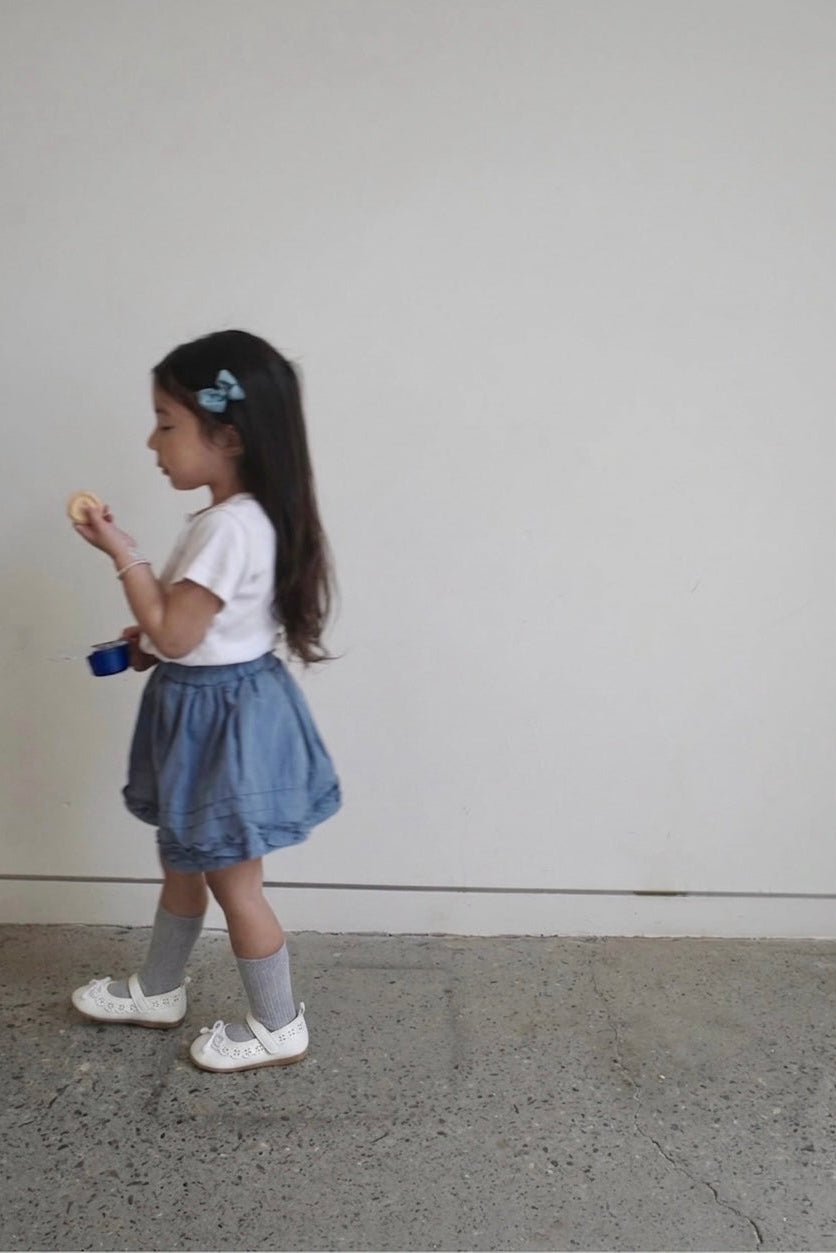 Borvin Whisper White Bow Shoes