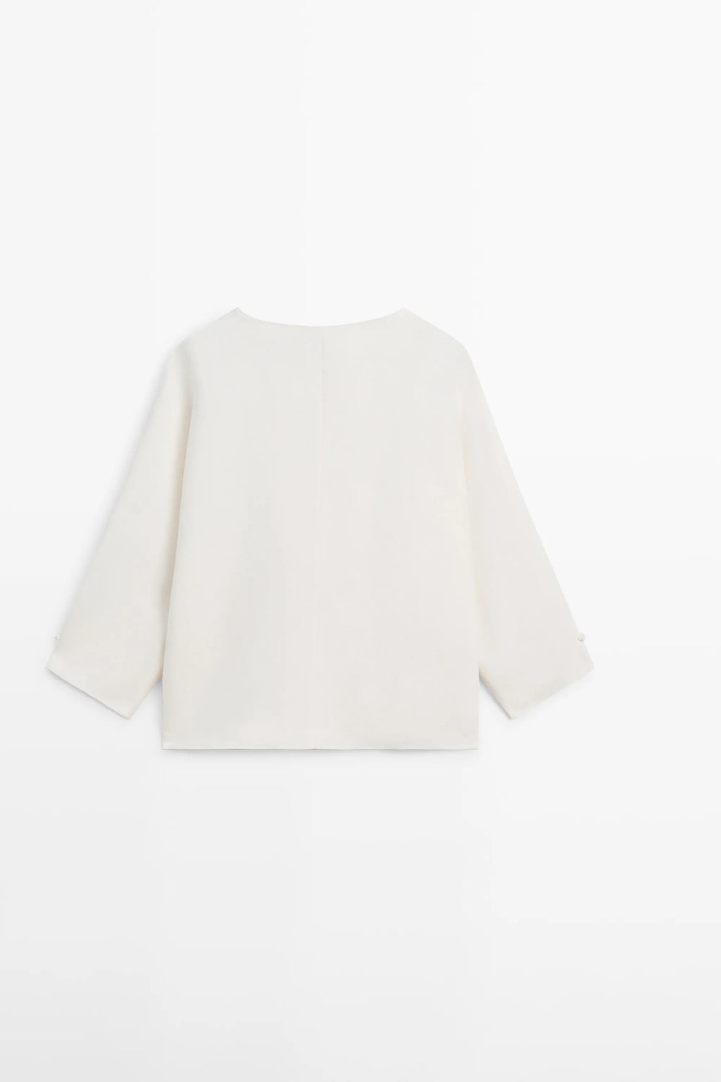 LINEN JACKET WITH BUTTON DETAILS