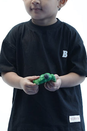 BORVIN BLACK  T-SHIRT