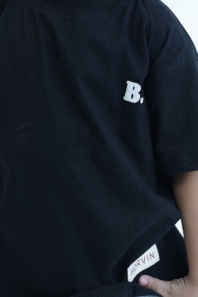 BORVIN BLACK  T-SHIRT