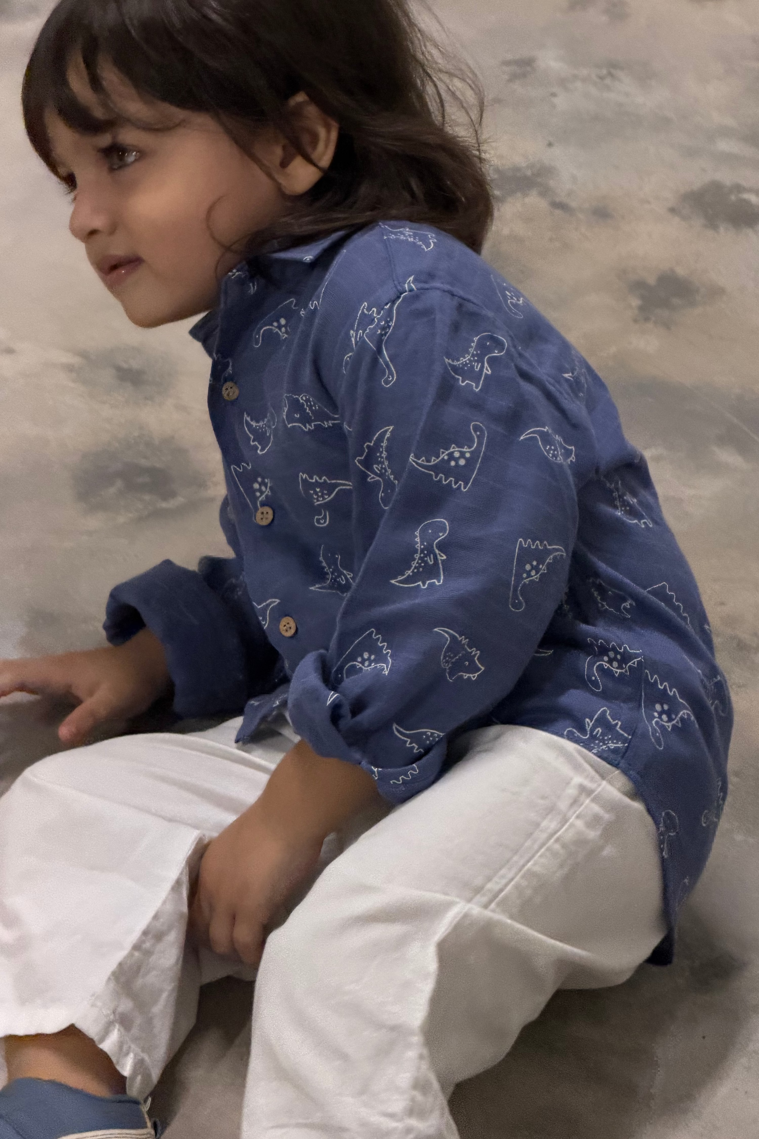 Dinodoodle muslin shirt