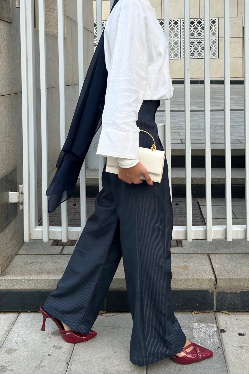 LACEBOUND STRIPE PANT