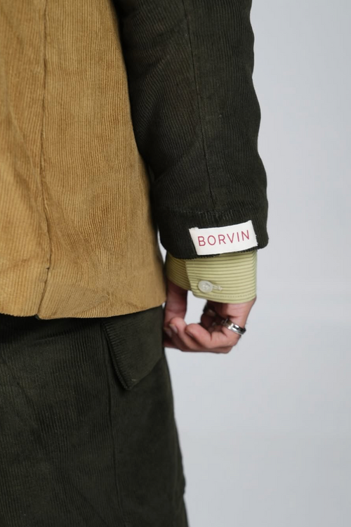 BORVIN CORDUROY BLAZER WITH JOTS