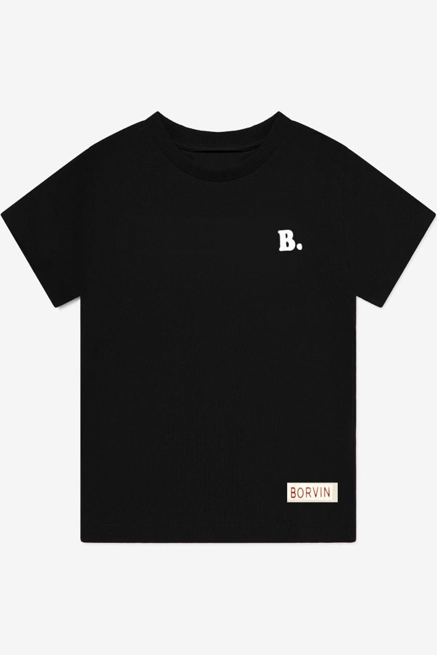 BORVIN BLACK  T-SHIRT
